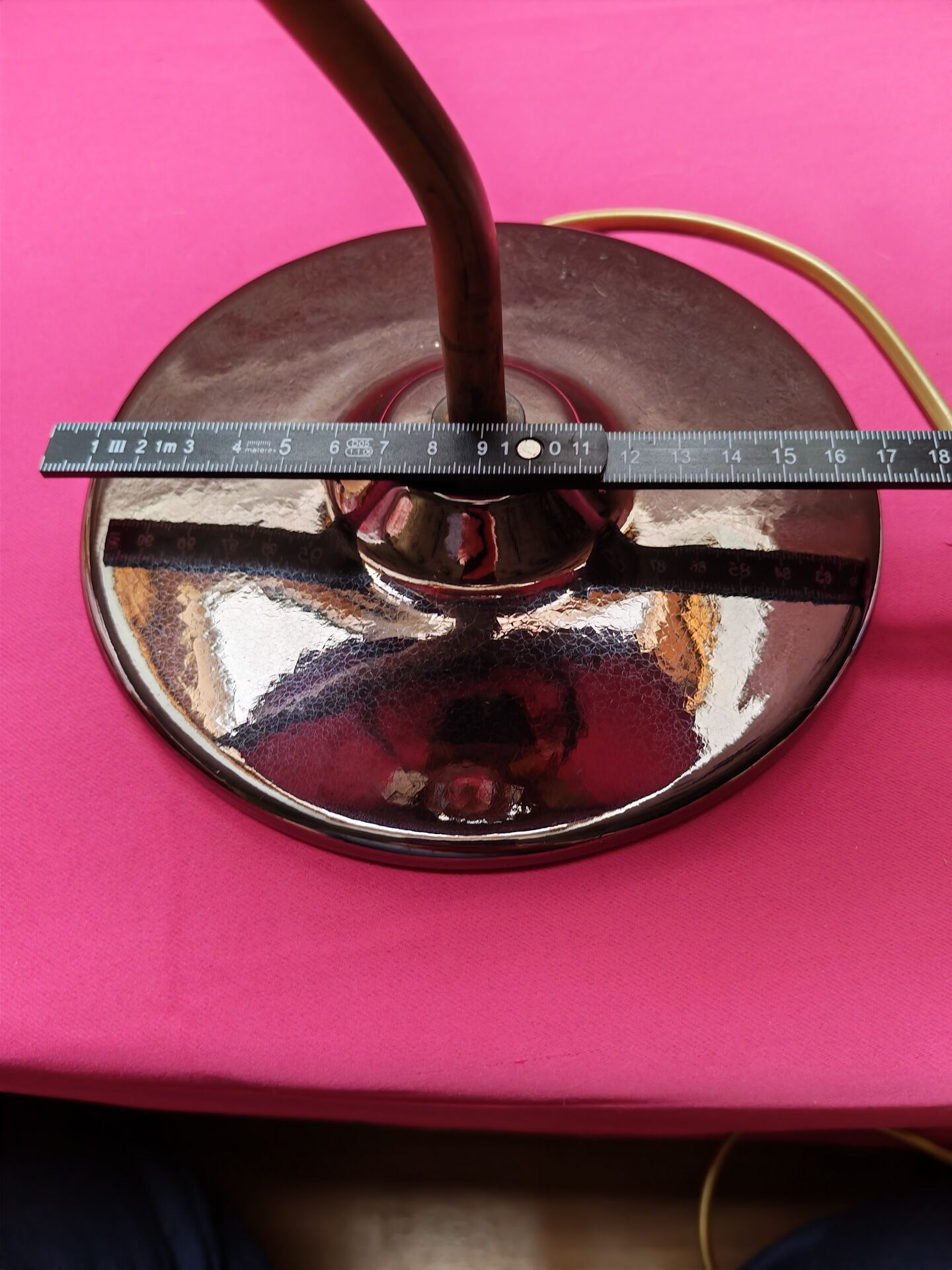 Superb vintage ceramic desk lamp by the ceramist.