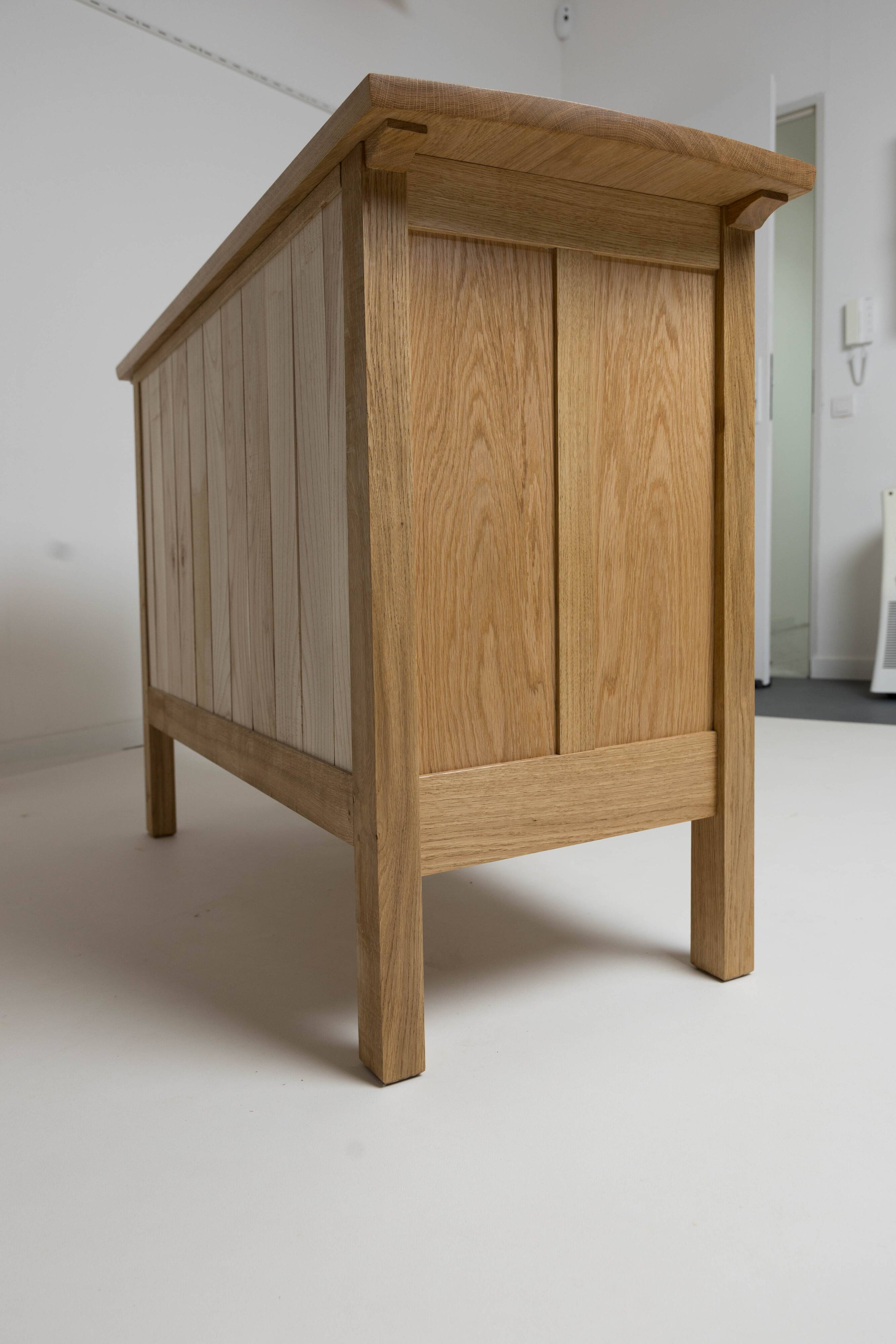 Commode 7 tiroirs en chêne massif