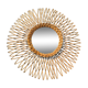 Rattan sun mirror