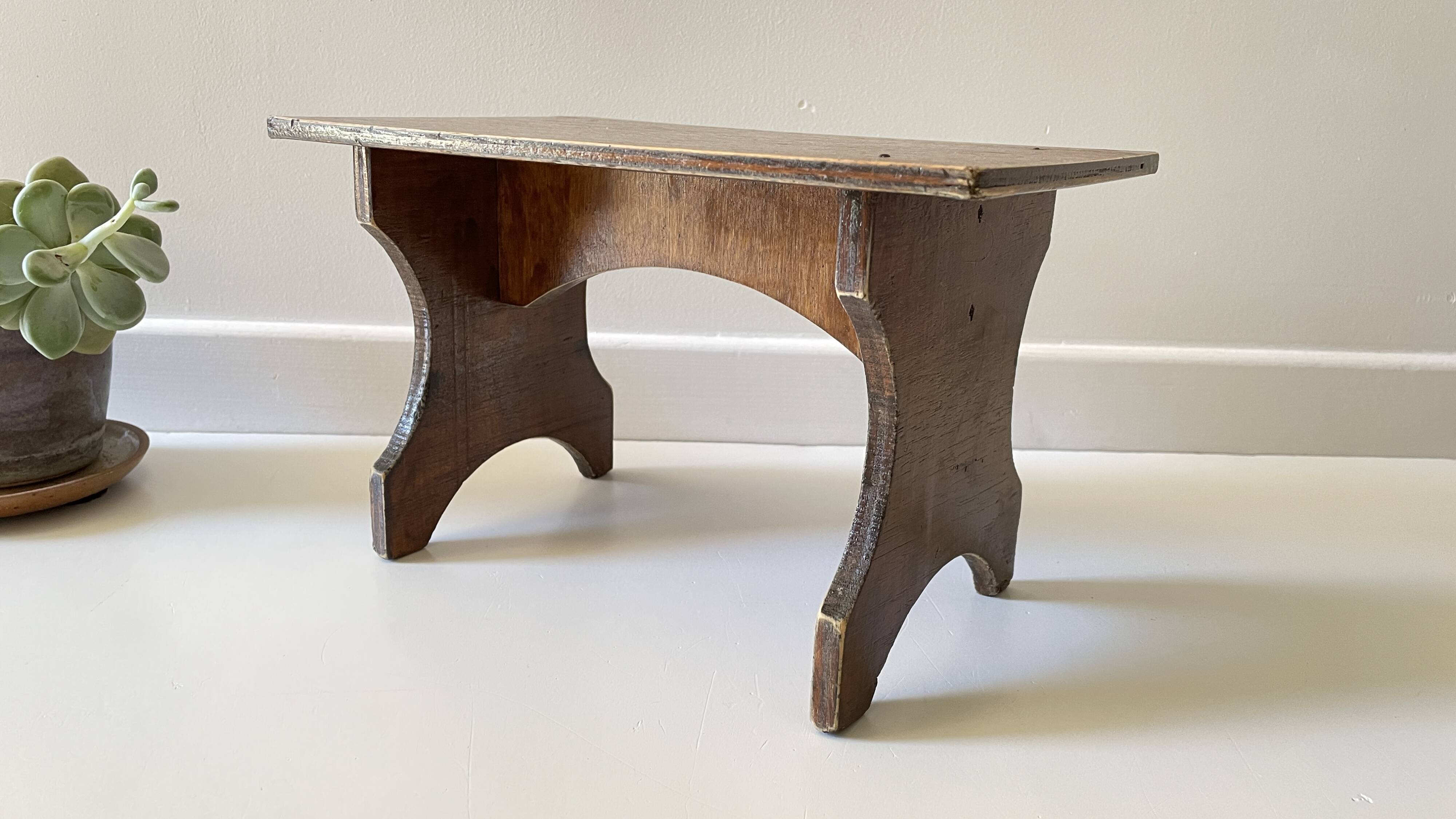 TABOURET Vintage en BOIS