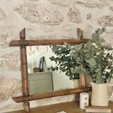 Bamboo style mirror
