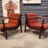 Pair of armchairs by Karel Kozelka and Antonin Kropacek