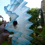 Opaline handkerchief lampshade