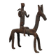 Hand-forged Dogon tribal figurine from naive East Africa.