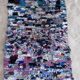 Colorful Boucherouite Moroccan rug - 89 x 162 cm