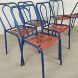 Bistro metal chairs Tolix