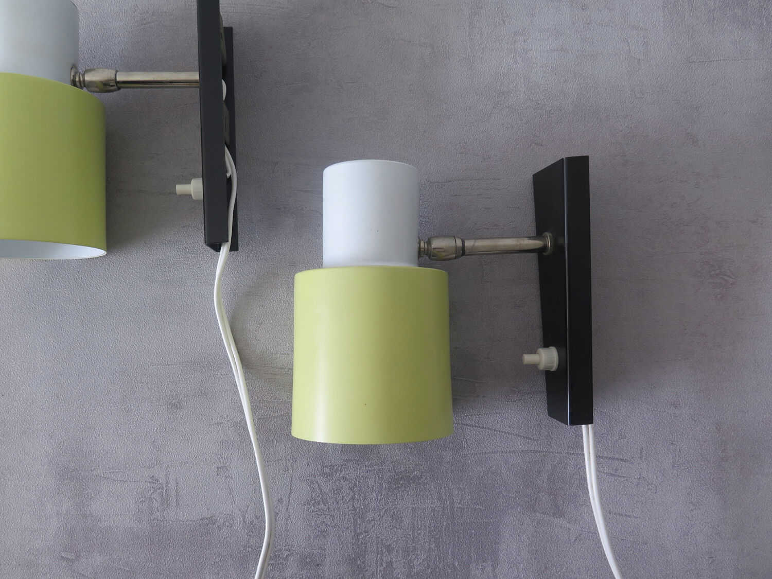 Set of 2 wall lamps 1950s