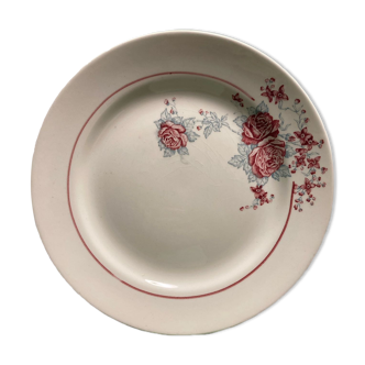 Assiette vintage floral Saint Amand