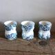 Diabolo egg cup Terre de Fer blue flowers