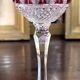 Suite de six verres- Roemer - Cristal de Lorraine - vers 1970.