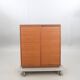 Vintage curtain cabinet 1960 Sweden