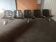 Leather five-seater banquette design.