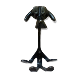 Iconic Russian coat hook "dog" in metal