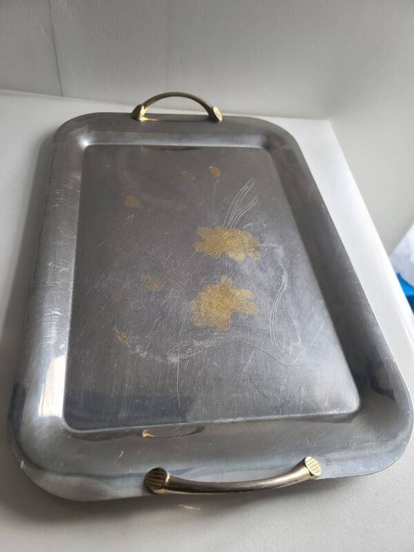 Grand Plateau de Service Décoratif Vintage Rétro #PLMR