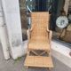 Vintage rattan armchair