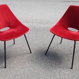 Pierre Guariche barrel chairs