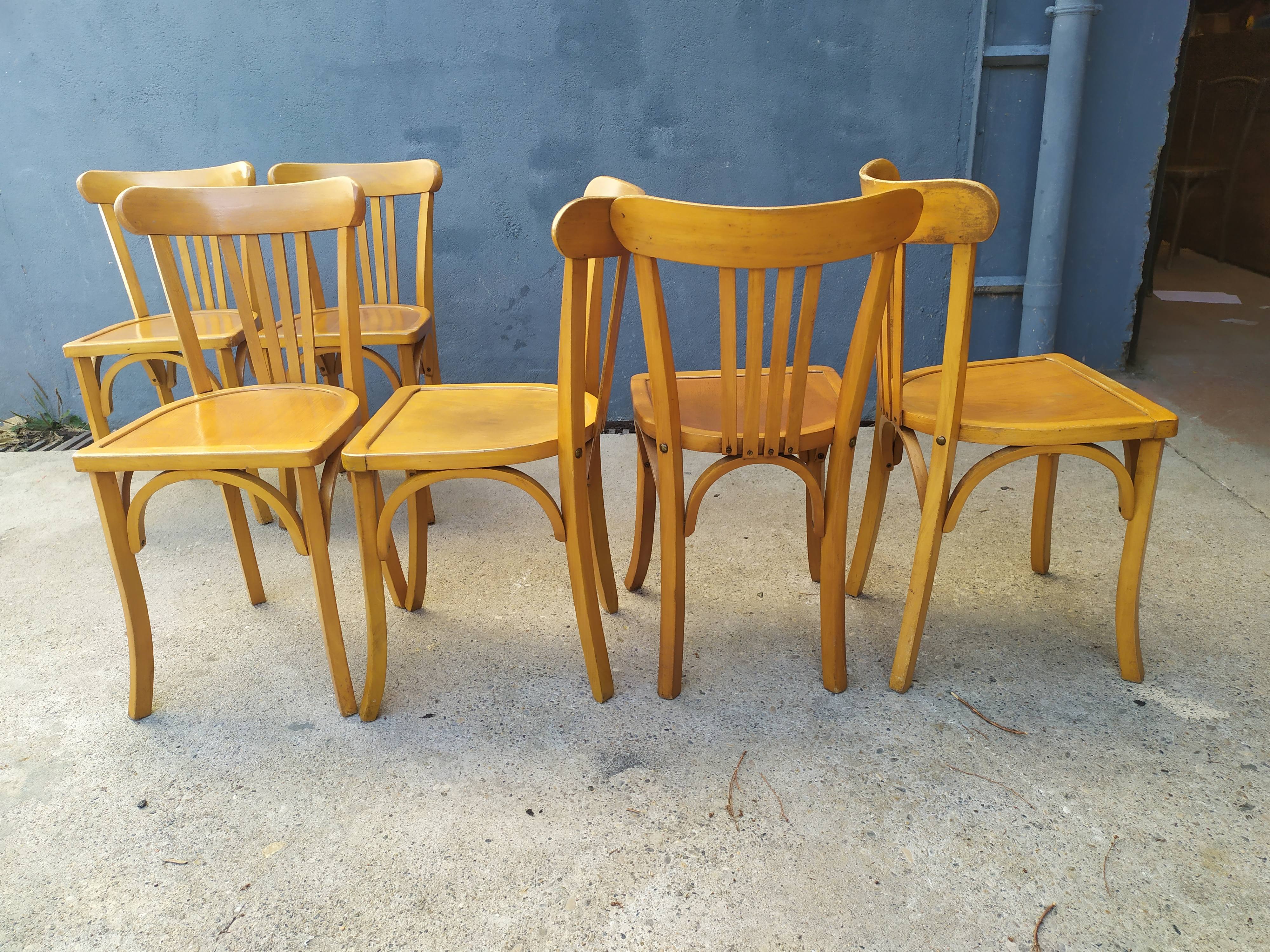 6 bistro chairs