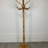 Rattan parrot coat rack and chic jungle style brass