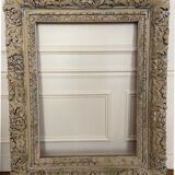 VERY LARGE FRAME 84*107 MONTPARNASSE SCULPTS PATINA - painting 61.5*85cm - 18kg