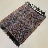Small Vintage Turkish Kilim Rug 110x84 cm Wool Kelim