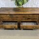Louis XV 19th-century chest in chestnut with 2 drawers.