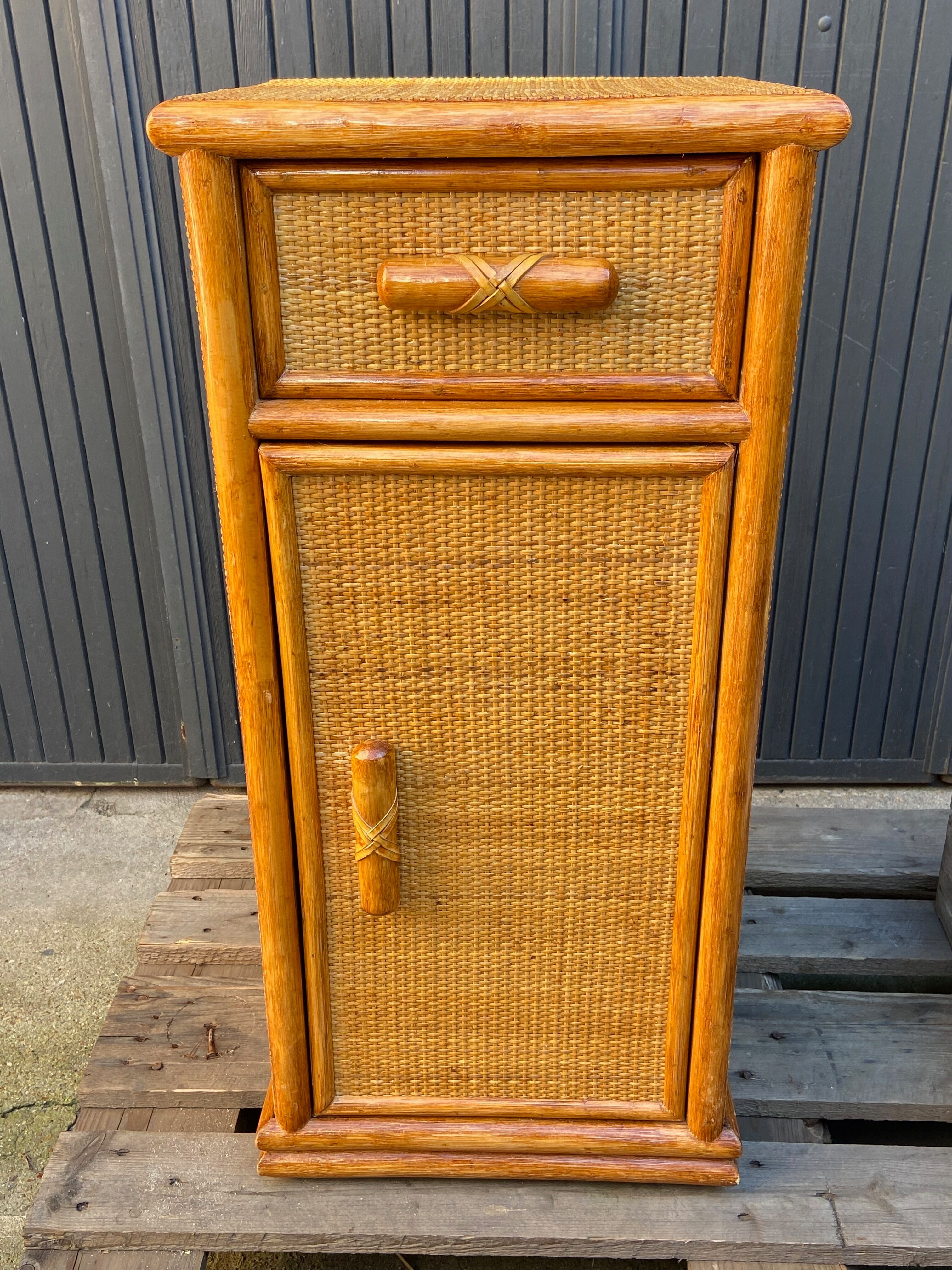 Rattan bedside furniture