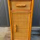 Meuble d'appoint chevet en rotin