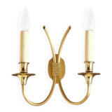 Classic applique Lucien Gau 4132 - 2 lights - Decorative details Links - H 32 cm, W 27 cm