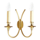 Classic applique Lucien Gau 4132 - 2 lights - Decorative details Links - H 32 cm, W 27 cm