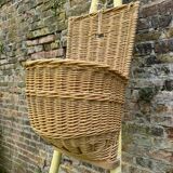 Champagne hood, hanging wicker basket