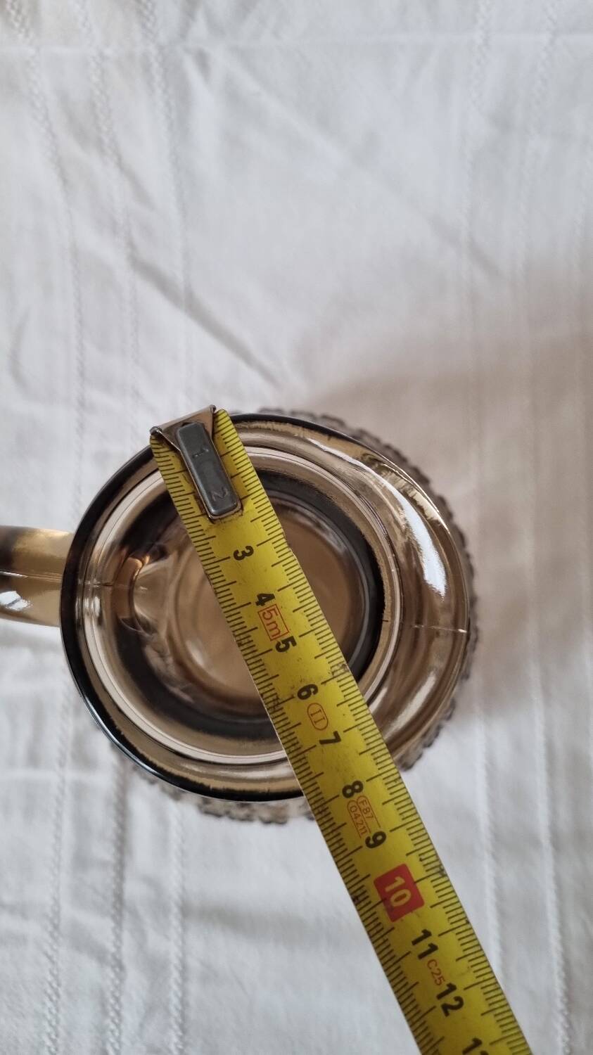 Carafe à haut ou vin verre fumé