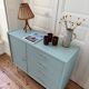Vintage sideboard revisited in Almond Sarah Lavoine collection (Resources)