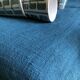 Nappe de vendange en chanvre ancien teint en bleu aquatique