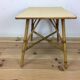 Table d'appoint en rotin vintage, années 60