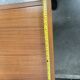 Bureau Scandinave midcentury à caisson et finition acajou