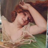 Art Nouveau woman portrait
