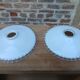 2 vintage opaline suspensions