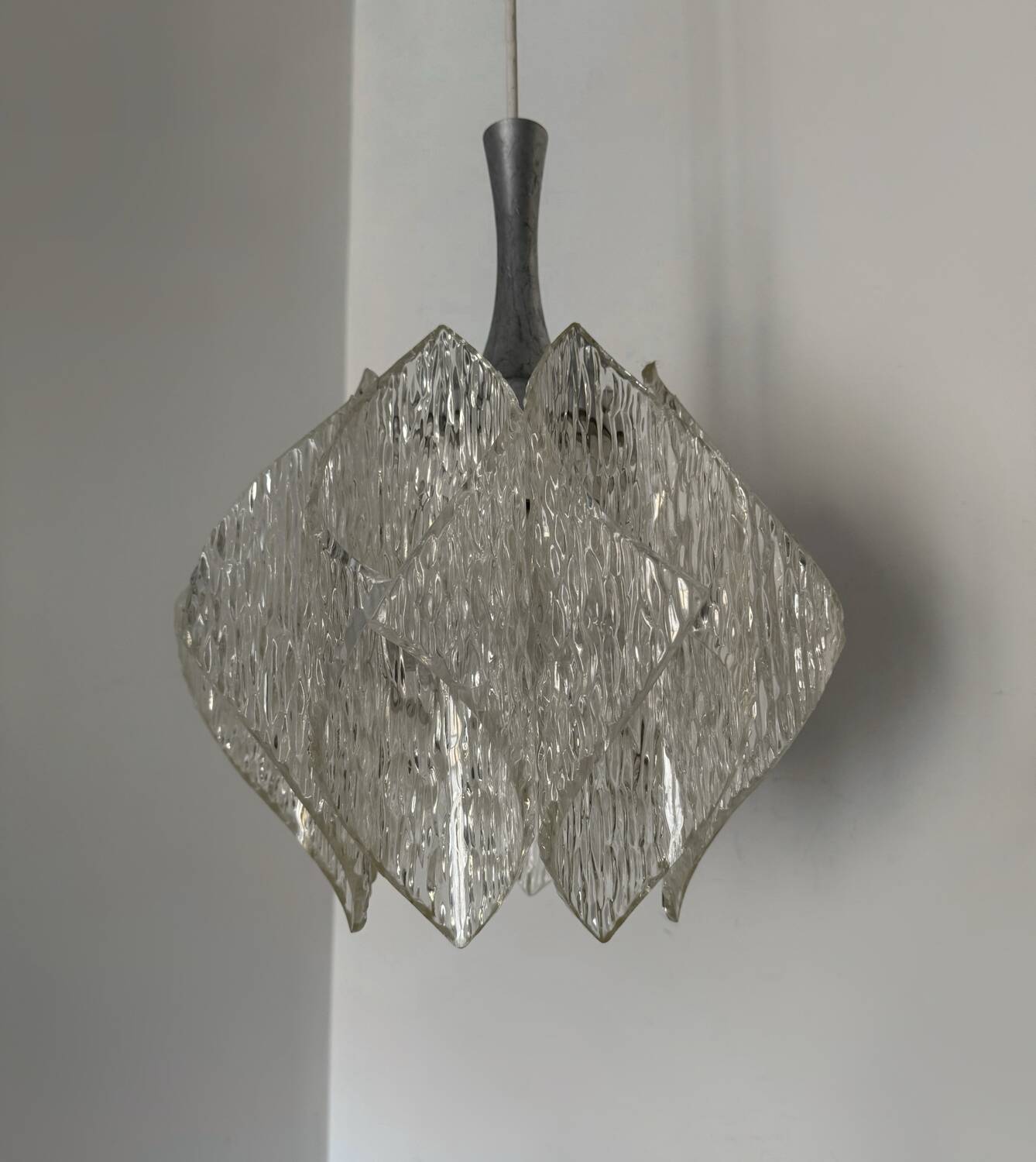 70s acrylic chandelier