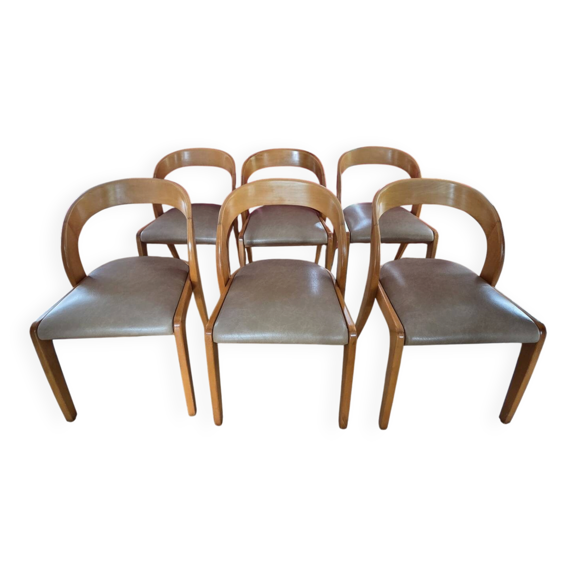 6 Baumann Gondole chairs