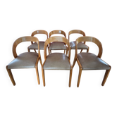 6 Baumann Gondole chairs