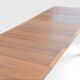 Extendable vintage Lübke table with 4 Lübke teak chairs