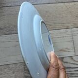 Flat plate in cobalt blue Creil and Montereau