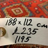 Tribal kazak design rug 188x112 cm