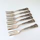 Set de 6 fourchettes à gâteau Hildesheim Rose plaqué argent