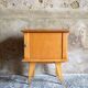 Table de chevet bois blond