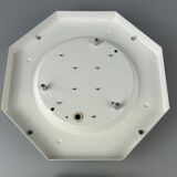 60s 70s ceiling lamp Glashütte Limburg Germany Plafoniere glass & metal