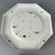60s 70s ceiling lamp Glashütte Limburg Germany Plafoniere glass & metal