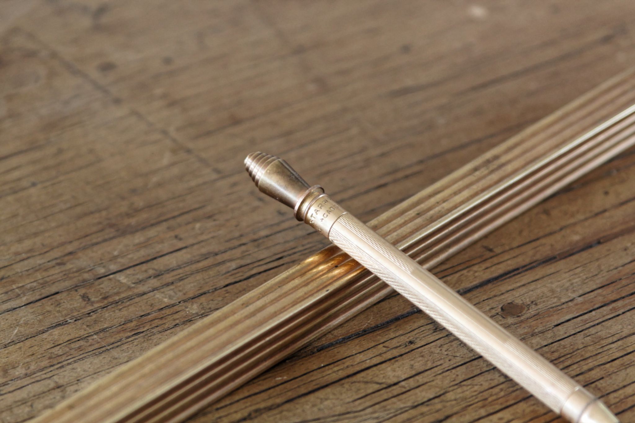 Gold Plated Ruler - Gold Starry