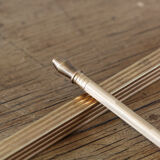 Gold Plated Ruler - Gold Starry