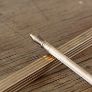 Gold Plated Ruler - Gold Starry